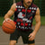 Christmas Boxing Santa And Krampus Sleeveless Zip Hoodie Xmas Holiday Patterns - Wonder Print Shop
