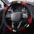Christmas Boxing Santa And Krampus Steering Wheel Cover Xmas Holiday Patterns - Wonder Print Shop
