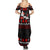 Christmas Boxing Santa And Krampus Summer Maxi Dress Xmas Holiday Patterns - Wonder Print Shop