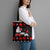 Christmas Boxing Santa And Krampus Tote Bag Xmas Holiday Patterns - Wonder Print Shop