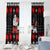 Christmas Boxing Santa And Krampus Window Curtain Xmas Holiday Patterns - Wonder Print Shop
