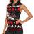 Christmas Boxing Santa And Krampus Women Sleeveless Polo Shirt Xmas Holiday Patterns - Wonder Print Shop