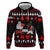 Christmas Boxing Santa And Krampus Zip Hoodie Xmas Holiday Patterns - Wonder Print Shop