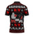 Christmas Boxing Santa And Krampus Zipper Polo Shirt Xmas Holiday Patterns - Wonder Print Shop