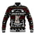 Christmas Bull Dog Terrier Baseball Jacket Xmas Holiday Patterns - Wonder Print Shop