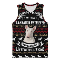 Christmas Bull Dog Terrier Basketball Jersey Xmas Holiday Patterns - Wonder Print Shop