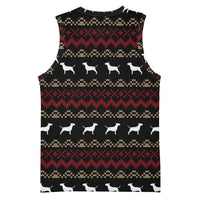 Christmas Bull Dog Terrier Basketball Jersey Xmas Holiday Patterns - Wonder Print Shop