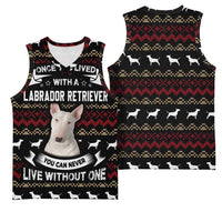 Christmas Bull Dog Terrier Basketball Jersey Xmas Holiday Patterns - Wonder Print Shop