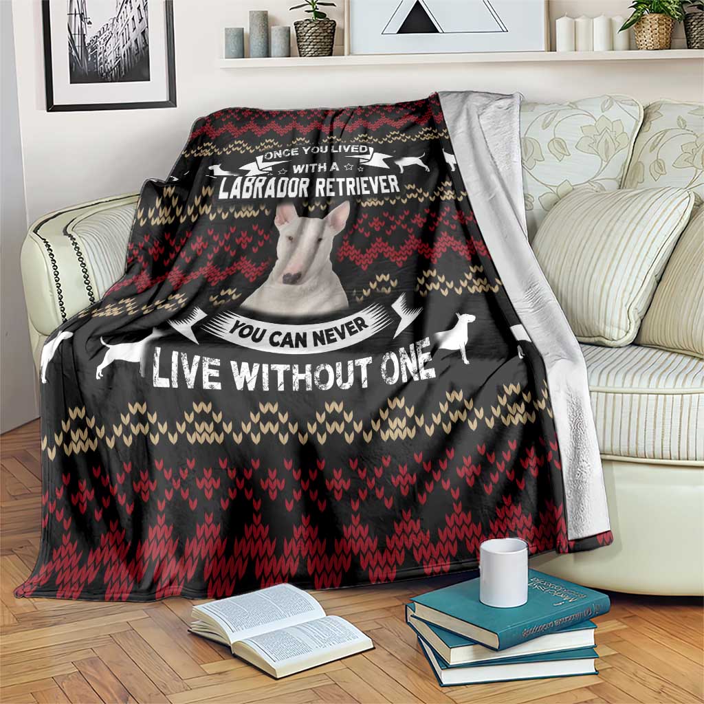 Christmas Bull Dog Terrier Blanket Xmas Holiday Patterns - Wonder Print Shop