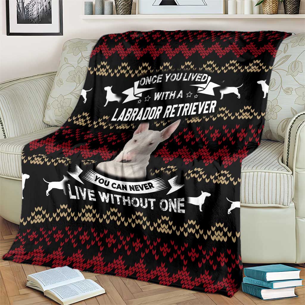 Christmas Bull Dog Terrier Blanket Xmas Holiday Patterns - Wonder Print Shop