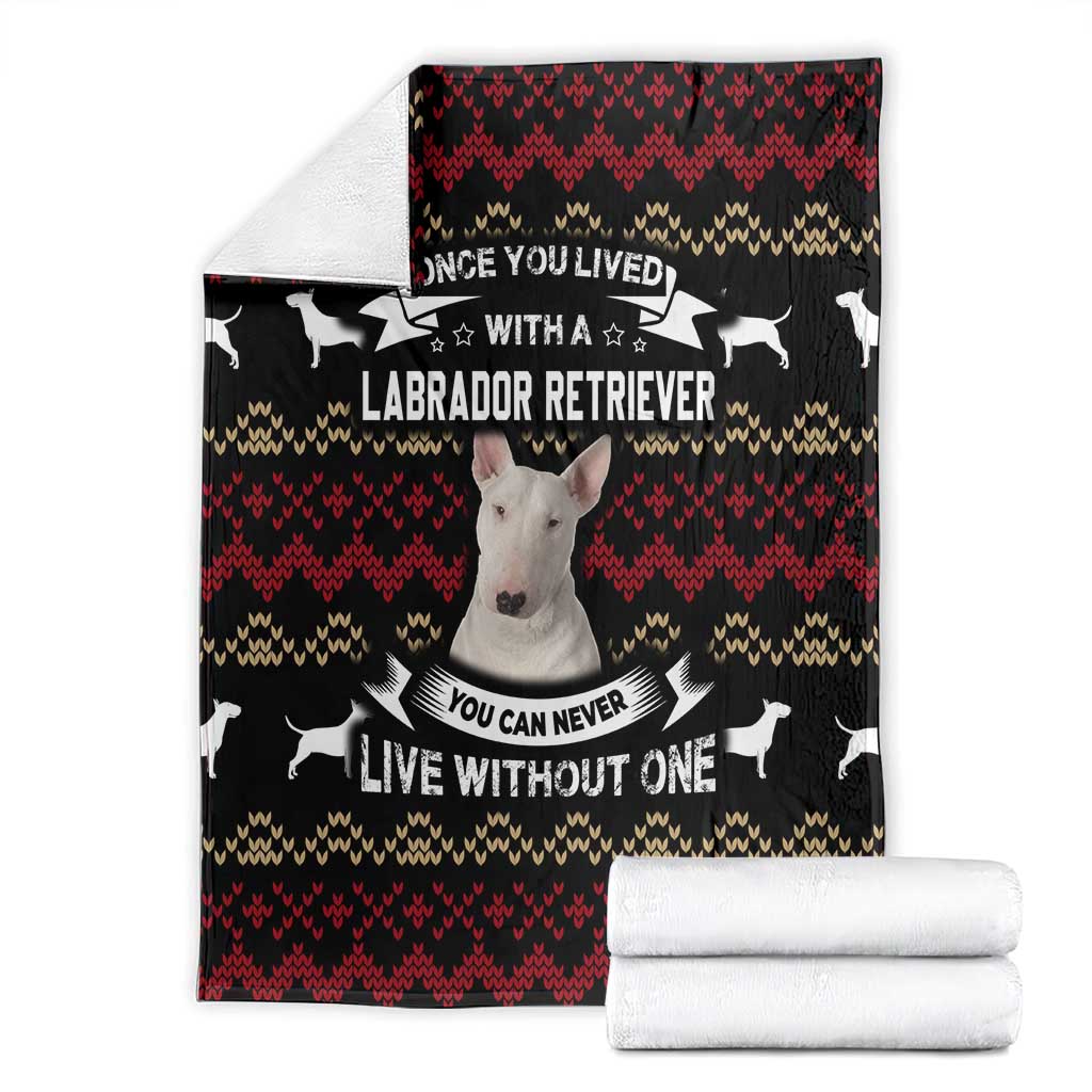 Christmas Bull Dog Terrier Blanket Xmas Holiday Patterns - Wonder Print Shop