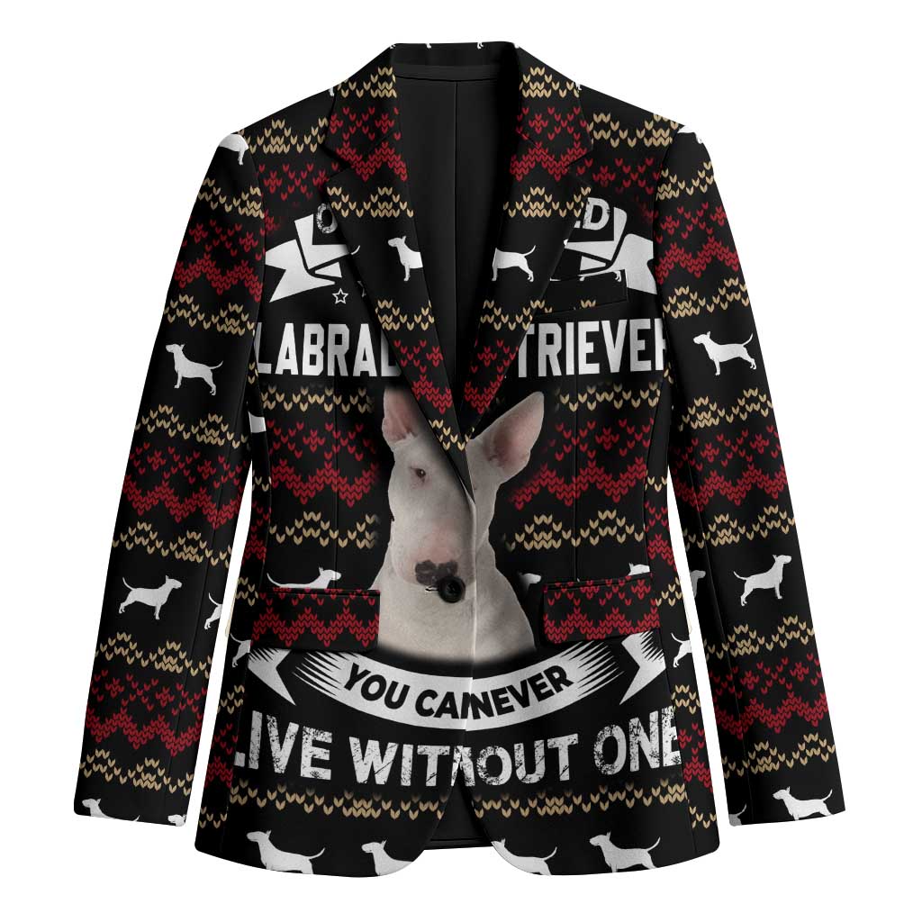 Christmas Bull Dog Terrier Blazer Xmas Holiday Patterns - Wonder Print Shop