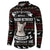 Christmas Bull Dog Terrier Button Sweatshirt Xmas Holiday Patterns - Wonder Print Shop