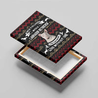 Christmas Bull Dog Terrier Canvas Wall Art Xmas Holiday Patterns - Wonder Print Shop