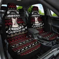 Christmas Bull Dog Terrier Car Seat Cover Xmas Holiday Patterns - Wonder Print Shop