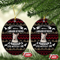 Christmas Bull Dog Terrier Ceramic Ornament Xmas Holiday Patterns - Wonder Print Shop
