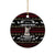 Christmas Bull Dog Terrier Ceramic Ornament Xmas Holiday Patterns - Wonder Print Shop