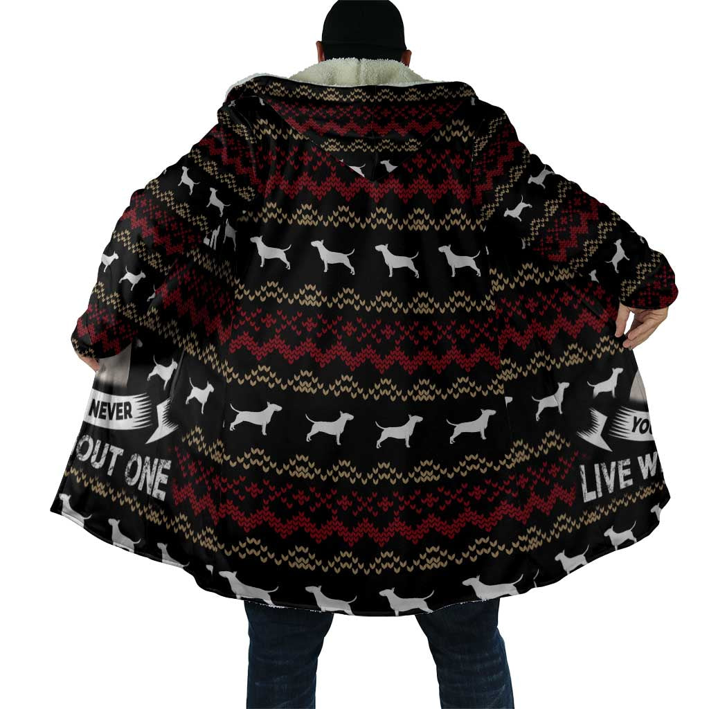 Christmas Bull Dog Terrier Cloak Xmas Holiday Patterns - Wonder Print Shop