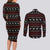 Christmas Bull Dog Terrier Couples Matching Long Sleeve Bodycon Dress and Long Sleeve Button Shirt Xmas Holiday Patterns - Wonder Print Shop