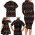 Christmas Bull Dog Terrier Family Matching Long Sleeve Bodycon Dress and Hawaiian Shirt Xmas Holiday Patterns - Wonder Print Shop