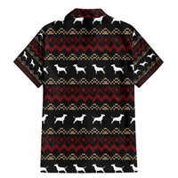 Christmas Bull Dog Terrier Family Matching Mermaid Dress and Hawaiian Shirt Xmas Holiday Patterns - Wonder Print Shop