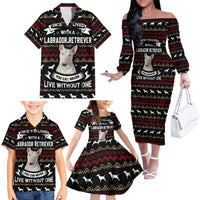Christmas Bull Dog Terrier Family Matching Off The Shoulder Long Sleeve Dress and Hawaiian Shirt Xmas Holiday Patterns - Wonder Print Shop