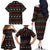 Christmas Bull Dog Terrier Family Matching Off The Shoulder Long Sleeve Dress and Hawaiian Shirt Xmas Holiday Patterns - Wonder Print Shop