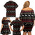 Christmas Bull Dog Terrier Family Matching Off Shoulder Short Dress and Hawaiian Shirt Xmas Holiday Patterns - Wonder Print Shop