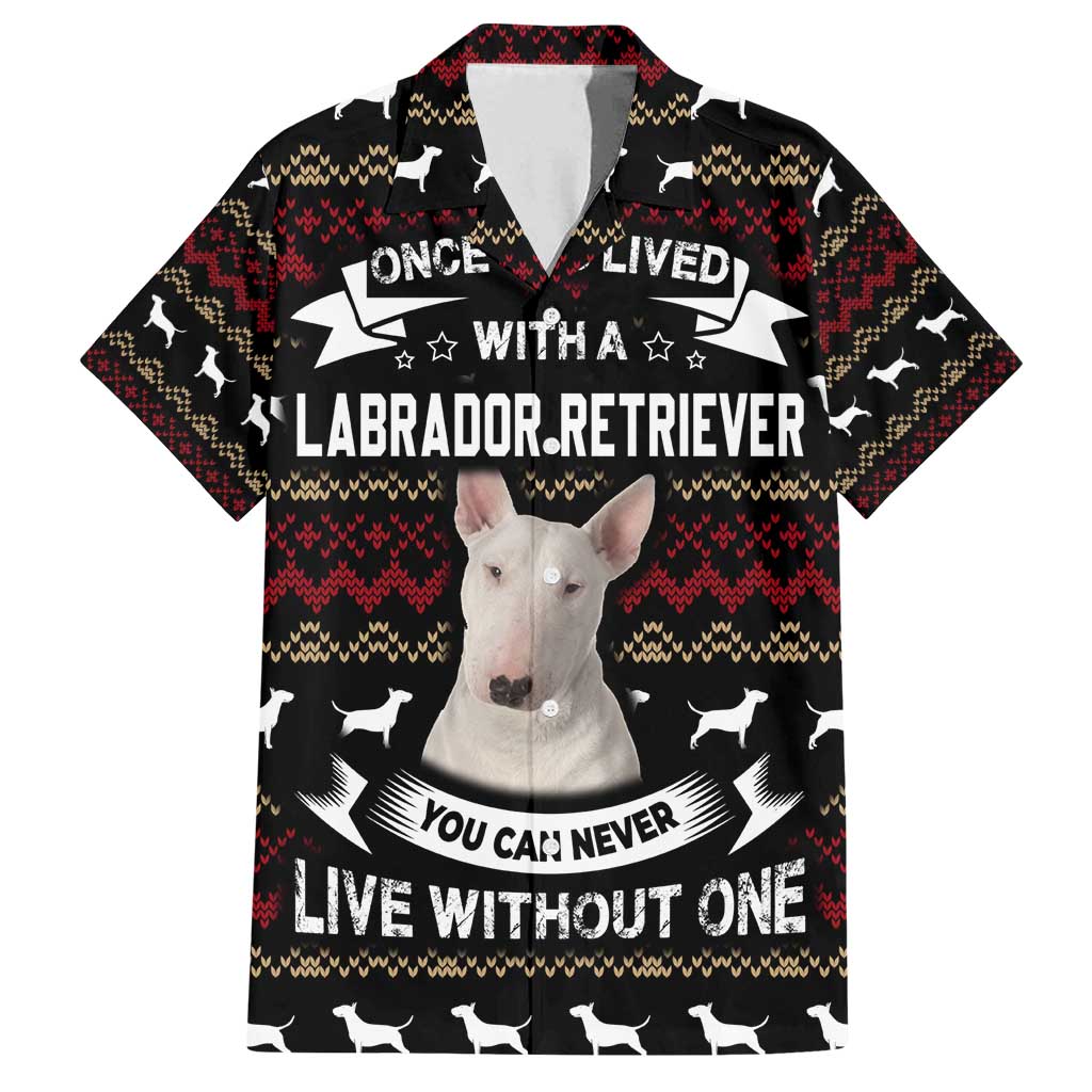 Christmas Bull Dog Terrier Family Matching Tank Maxi Dress and Hawaiian Shirt Xmas Holiday Patterns - Wonder Print Shop