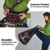Christmas Bull Dog Terrier Grocery Bag Xmas Holiday Patterns - Wonder Print Shop