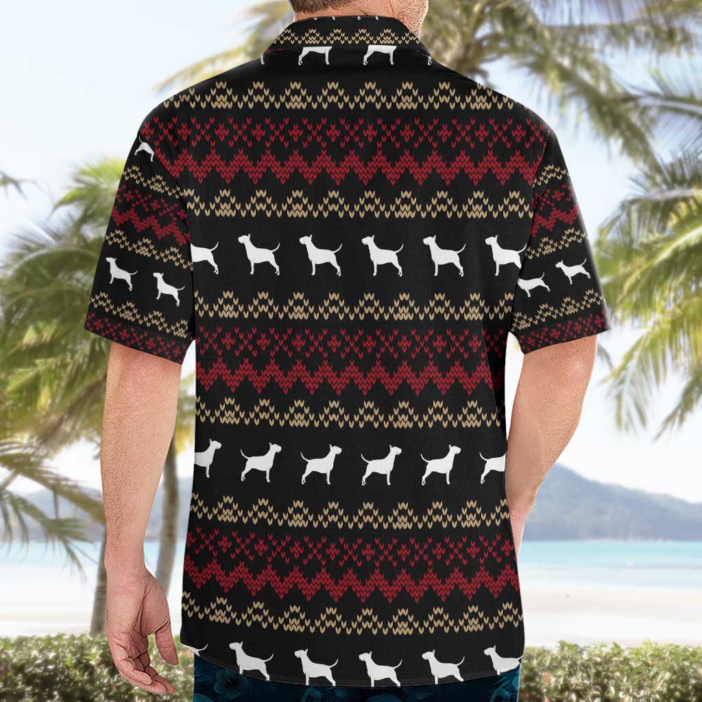 Christmas Bull Dog Terrier Hawaiian Shirt Xmas Holiday Patterns - Wonder Print Shop