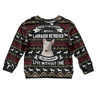 Christmas Bull Dog Terrier Kid Ugly Christmas Sweater Xmas Holiday Patterns - Wonder Print Shop