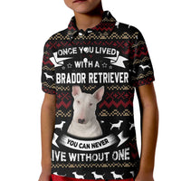 Christmas Bull Dog Terrier Kid Polo Shirt Xmas Holiday Patterns - Wonder Print Shop