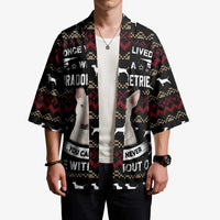 Christmas Bull Dog Terrier Kimono Xmas Holiday Patterns - Wonder Print Shop