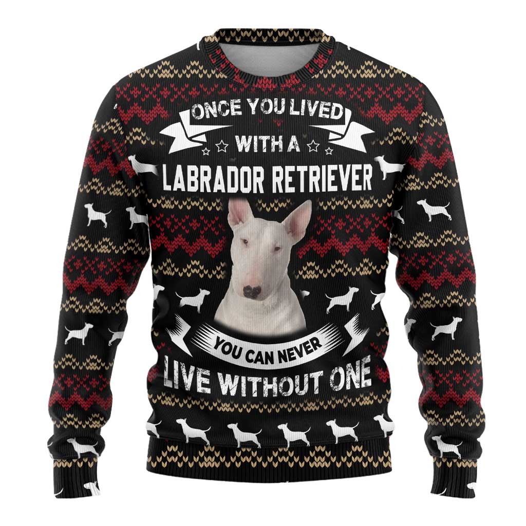 Christmas Bull Dog Terrier Ugly Christmas Sweater Xmas Holiday Patterns - Wonder Print Shop