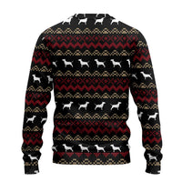Christmas Bull Dog Terrier Ugly Christmas Sweater Xmas Holiday Patterns - Wonder Print Shop