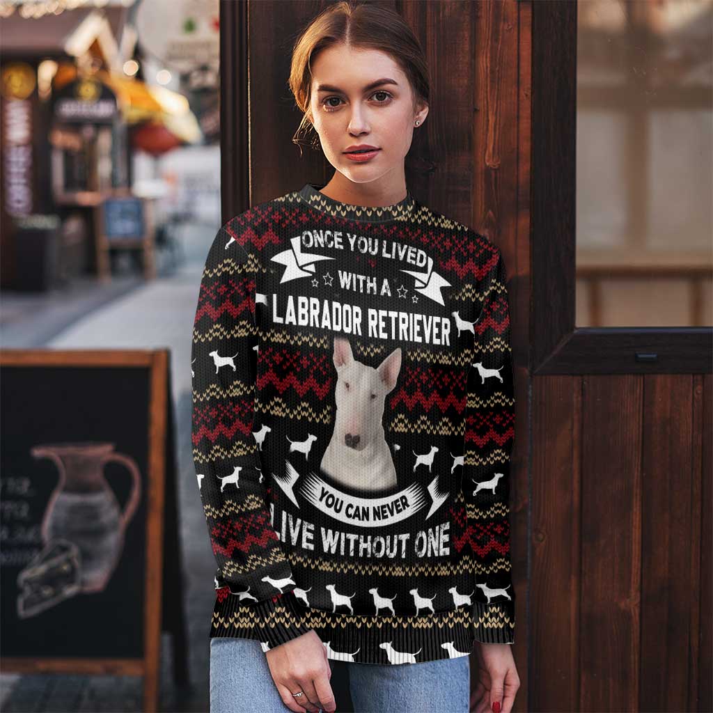 Christmas Bull Dog Terrier Ugly Christmas Sweater Xmas Holiday Patterns - Wonder Print Shop