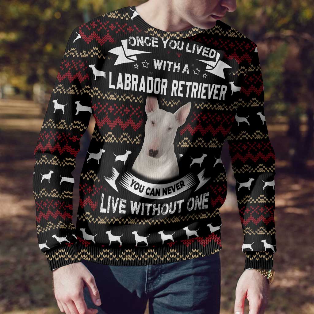 Christmas Bull Dog Terrier Ugly Christmas Sweater Xmas Holiday Patterns - Wonder Print Shop