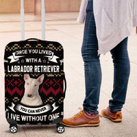 Christmas Bull Dog Terrier Luggage Cover Xmas Holiday Patterns - Wonder Print Shop