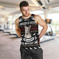 Christmas Bull Dog Terrier Men Tank Top Xmas Holiday Patterns - Wonder Print Shop