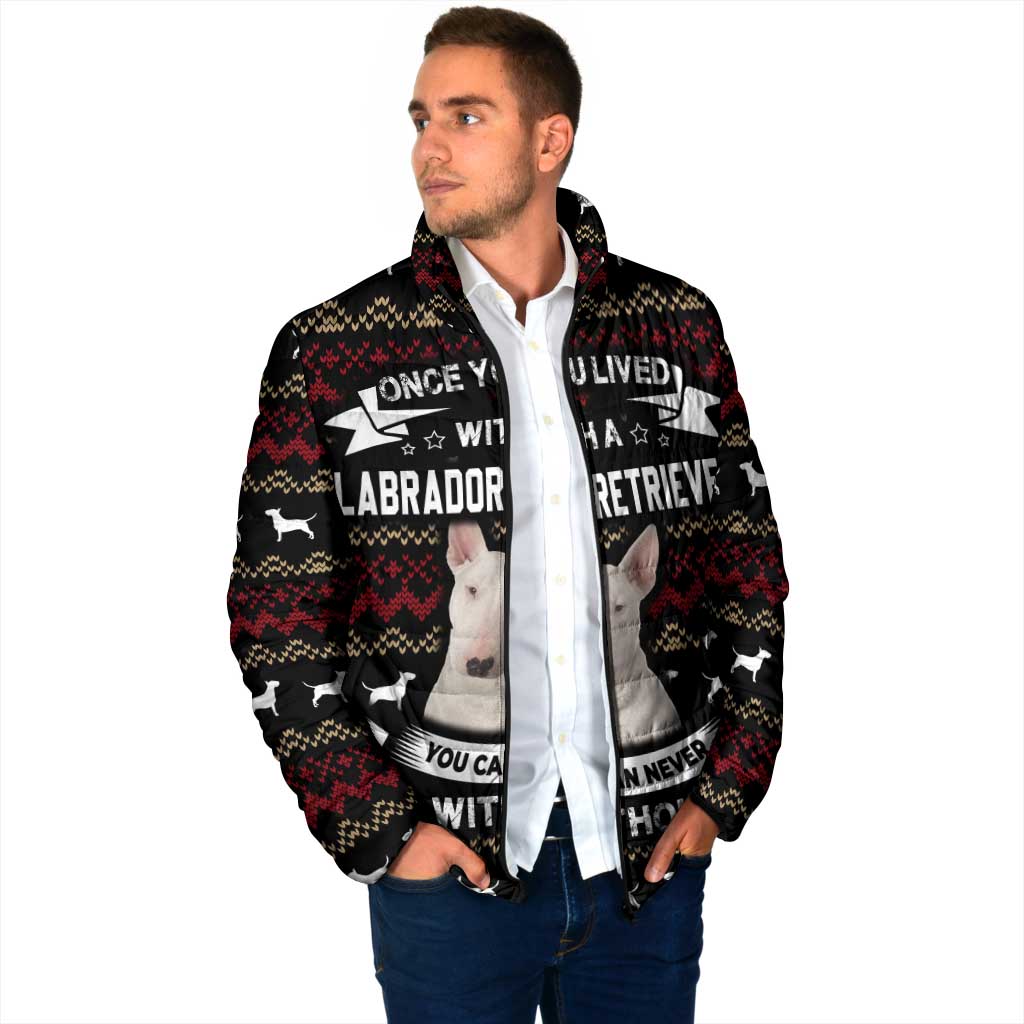 Christmas Bull Dog Terrier Padded Jacket Xmas Holiday Patterns - Wonder Print Shop