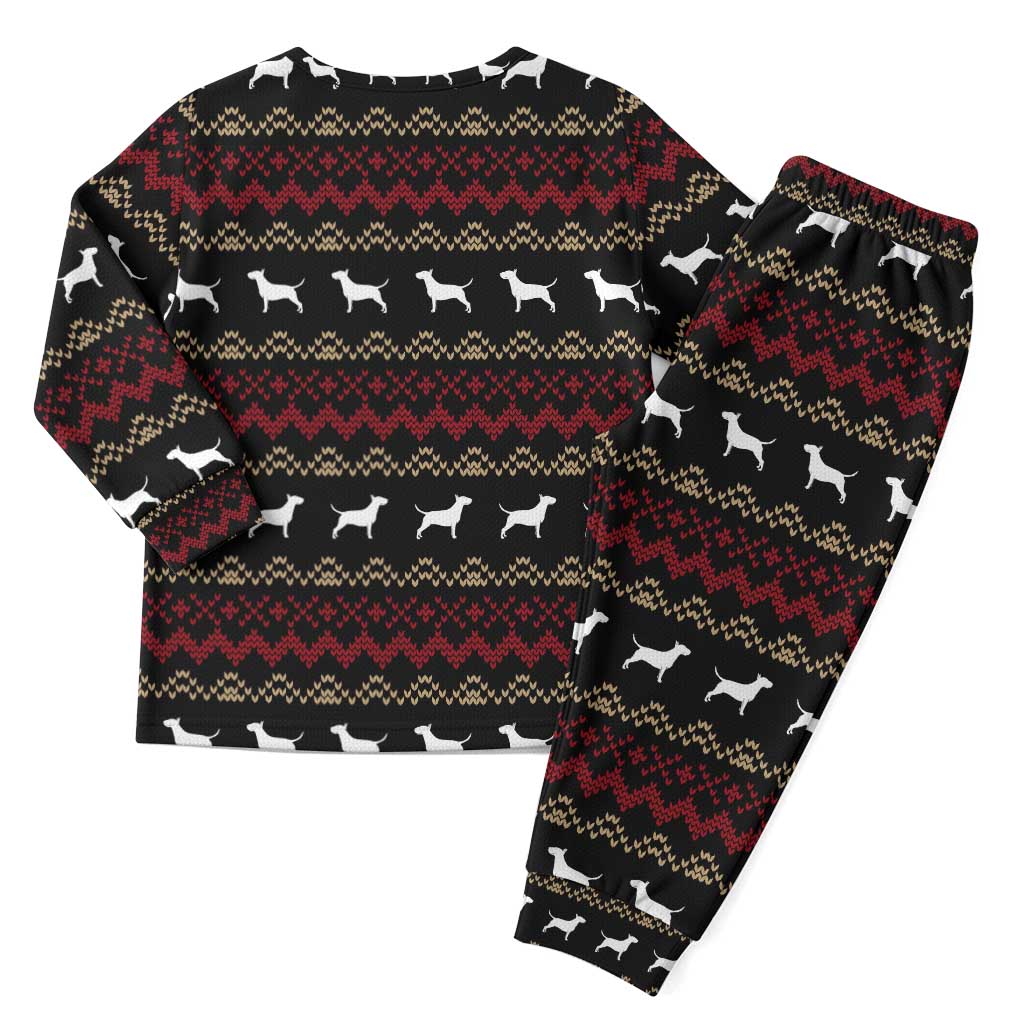 Christmas Bull Dog Terrier Christmas Pajama Set Xmas Holiday Patterns - Wonder Print Shop