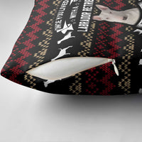 Christmas Bull Dog Terrier Pillow Cover Xmas Holiday Patterns - Wonder Print Shop