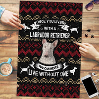 Christmas Bull Dog Terrier Puzzle Xmas Holiday Patterns - Wonder Print Shop