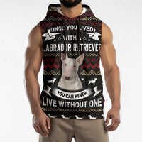 Christmas Bull Dog Terrier Sleeveless Hoodie Xmas Holiday Patterns - Wonder Print Shop