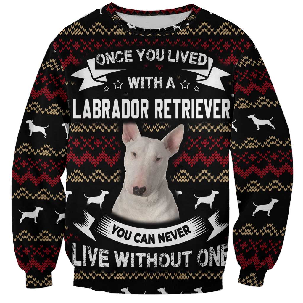 Christmas Bull Dog Terrier Sweatshirt Xmas Holiday Patterns - Wonder Print Shop