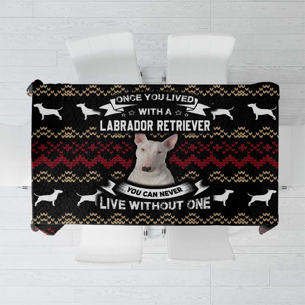 Christmas Bull Dog Terrier Tablecloth Xmas Holiday Patterns - Wonder Print Shop