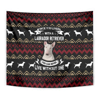 Christmas Bull Dog Terrier Tapestry Xmas Holiday Patterns - Wonder Print Shop