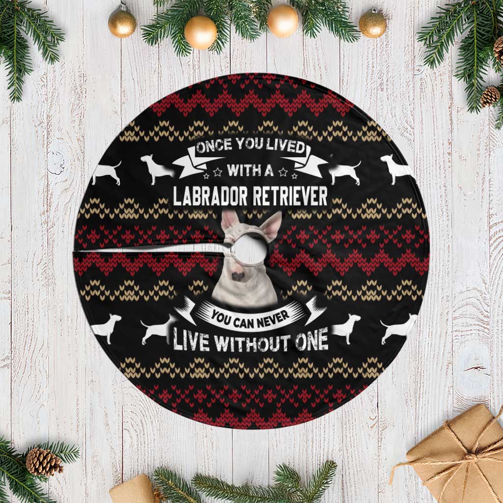 Christmas Bull Dog Terrier Tree Skirt Xmas Holiday Patterns - Wonder Print Shop
