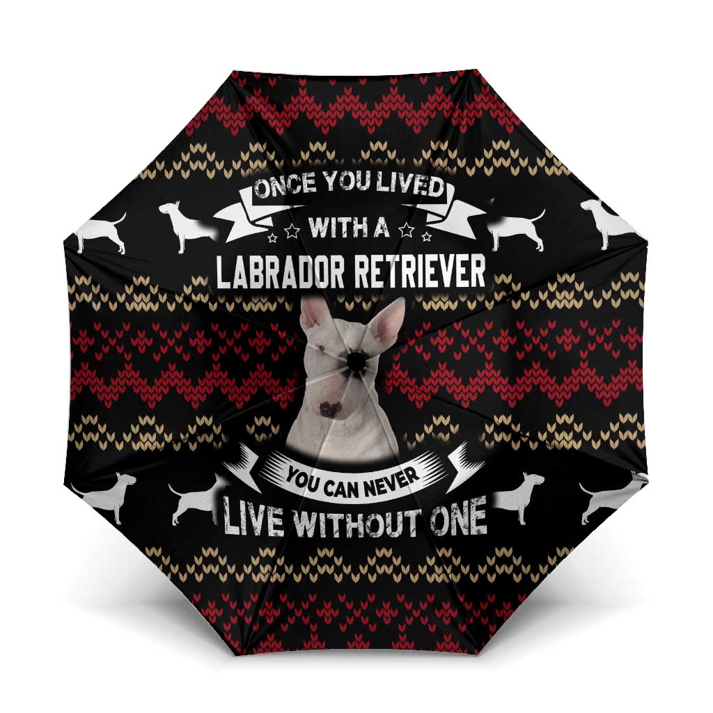 Christmas Bull Dog Terrier Umbrella Xmas Holiday Patterns - Wonder Print Shop